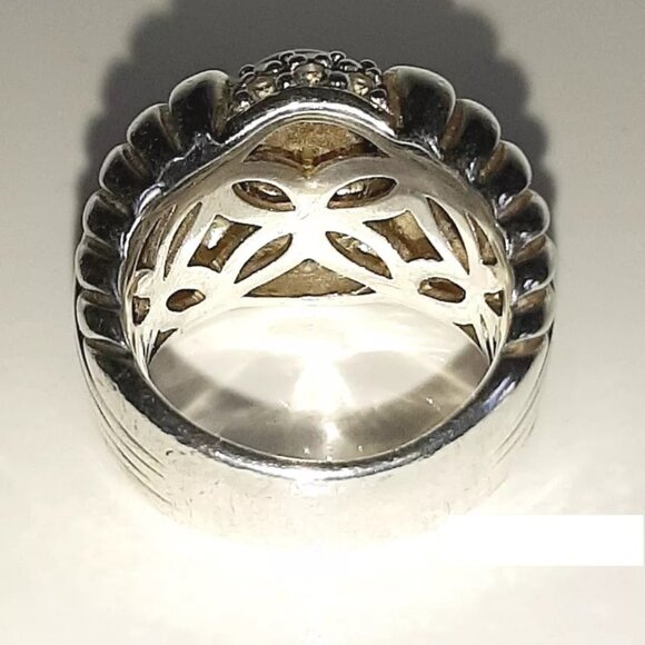 Judith Ripka .925 Sterling Silver Amethyst CZ Size 7 - Picture 3 of 8